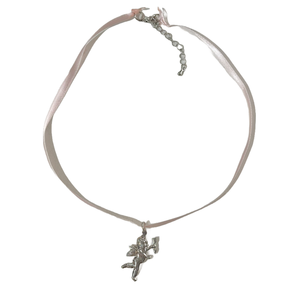 cupid necklace (stainless steel) $15