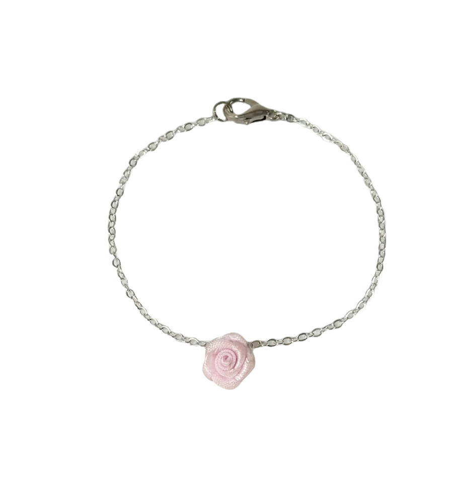 Rose bracelet (silver) $20